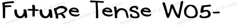 Future Tense W05字体转换